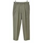 ショッピングカンフル YLEVE / イレーブ 168-3240060 ウールギャバジンセンタープレス ウールパンツ