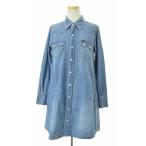 LEE / Lee LL4839 A линия Denim рубашка в ковбойском стиле длинный рукав One-piece 