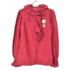 HANAE MORI / ハナエモリ シルクフリル 長袖ブラウス