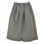 6  ROKU UNITED ARROWS / ロク 25AW 86241000000 C/PE QUILTED SK キルティングマキシ スカート