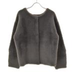 PLS+T / プラステ 12-3403005 フェザーヤーン2WAY 長袖カーディガン