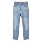 MACPHEE / McAfee 12-04-04-04102 высокий талия стрейч Denim брюки 