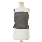 BACCA /baka24SS 35-01-42-01301linen хлопок полоса топ бюстье топ 