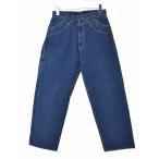 PAPAS / Papas D0434FP007 боковой Zip Denim брюки 