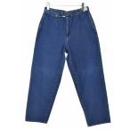 PAPAS / Papas D0405FP16 tuck широкий Denim брюки 