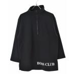 BOSS CLUB половина Zip длинный рукав тренировочный 