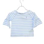 POLO RALPH LAUREN / Polo Ralph Lauren po колено вышивка окантовка flair рукав футболка с длинным рукавом 
