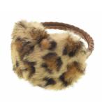  б/у одежда / полный gi Leopard рисунок мех наушники 