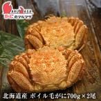 ボイル毛がに 700g 2尾セット 北海道産 かにのマルマサ 極上毛ガニ カニ かに 蟹 毛蟹 毛ガニ 通販 贈り物 道産品 母の日 ギフト