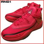 アンドワン AND1 バッシュ M-2 2006MRR レッド×ブラック×シルバー バスケット シューズ