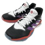 アディダス バッシュ ジュニア 子供用 Harden Stepback FV7184 フットウェアホワイト×グローリーパープル×コアブラック バスケット シューズ ミニバス adidas