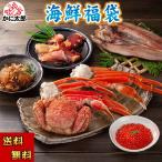 爆買 送料無料 海鮮福袋(毛ガニ ズワイガニ足 松前漬け タコ ホッケ イクラ) 北海道の海鮮蟹セット かに通販 北海道 グルメ ギフト お中元
