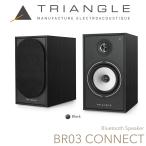 TRIANGLE активные аудиоколонки BR03 CONNECT( пара )BLACK Bluetooth/HDMI/fono предусилитель встроенный 