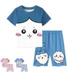 chiikawa ちいかわ 子供 パジャマ こども 子供服 半袖 ノースリブ 短パン 半ズボン タートルズ 綿 ユニバーサル 春 夏 秋 部屋着 ルームウェア