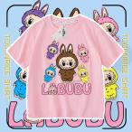 ラブブ Tシャツ 半袖 キッズ 綿 labubu 子供 ジュニア ティーンエイジャー かわいい アニメ 柔らかい 夏 可愛い 男の子 女の子 お揃い ペア tシャツ 子ども服