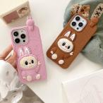 iPhone16/15 ケース LABUBU キャット シリコン ソフトiPhoneX 用 アイフォン iPhoneX14ProMax カバー スマホ アイホン iPhone13/XS/XR/X シリコーンゴム