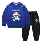 ドラえもん(Doraemon) ャラクター  子供パーカー ジャージ 上下2点セット 男の子 女の子 スウェット  スポーツウェア キッズ 春秋 長袖 子ども服
