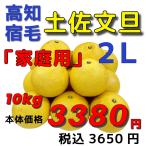 ショッピング文旦 【高知宿毛産】「家庭用」土佐文旦１０ｋｇ２Ｌ