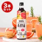 [CJ]プチジェル 美酢 ミチョ グレープフルーツ味 3本セット 900ml 酢飲料 飲むお酢 韓国飲み物 (3本×605円)