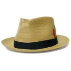 ニューヨークハット 帽子 ストローハット メンズ レディース NEW YORK HAT 2319 SEWN BRAID FEDORA ソーンブレイドフェドラ