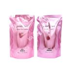 【セット品】 ミルボン ジェミールフラン ヒートグロス M  (シャンプー  400ml + トリートメント  400g)  詰替