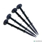 シート固定用 PP杭 20cm 200個入/CS ／ 防草シート 除草シート シート押え デカピン 杭打ち マルチ アンカー プラスチック 園芸 菜園 雑草 芝生 ガーデニング