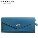 新作セール コーチ 財布 二つ折り財布 レディース 長財布 メンズ COACH ウィン ソフト ウォレット ディープ ターコイズ 正規品 日本未入荷