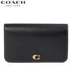 ショッピングコーチ 財布 コーチ COACH 財布 新作 CR990 レディース メンズ ブティックライン COACH 2025秋冬新作 エッセンシャル スリム カード ケース ブラック 正規品 日本未入荷