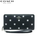 ショッピングコーチ 財布 コーチ 財布 レディース 長財布 新作 アウトレット 残りわずかセール CW479 2025春新作 COACH ロング ジップ アラウンド ウォレット スター プリント ブラック