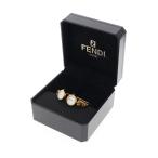 【中古】FENDI フェンディ Wフェイス2タイムゾーン 腕時計 メンズ レディース ゴールド