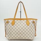 LOUIS VUITTON　ルイヴィトン　N51110　ネヴァーフルPM　ダミエ・アズールキャンバス　ホワイト　白　ハンドバッグ　トートバッグ　レディースバッグ　【中古】