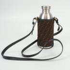 FENDI Fendi 7AR972 нержавеющая сталь бутылка держатель для бутылки Brown / серебряный 24BOTTLES кожа держатель теплоизоляция / термос вакуум нержавеющая сталь бутылка [ б/у ]