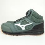 [ б/у ] MIZUNO Mizuno F1GA220336 ALMIGHTY almighty LS II 73M BOA Pro tech tib спортивные туфли ( безопасная обувь ) хаки × белый размер 27.0cm мужской 