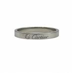 Cartier Cartier Cdu свадьба 1P бриллиантовое кольцо кольцо Pt950 платина #63en серый bdo[ б/у ]
