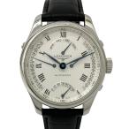 LONGINES ロンジン L2.715.4 マスターコレクション 4レトログラード 自動巻き ホワイト文字盤 メンズ 時計 AUTOMATIC カーフ型押し レザーベルト 【中古】