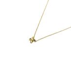 TIFFANY&amp;Co. Tiffany AU750 YG K18 Cross стежок колье примерно 2.6g[ бесплатная доставка ] б/у товар used AB
