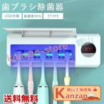 歯ブラシ除菌器 壁掛け コンパクト 充電式 UV紫外線 UV消毒 歯ブラシスタンド カビ防止 静音 USB充電 歯磨き粉ディスペンサー