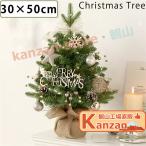 クリスマスツリー 卓上 クリスマスツリー 30×50cm 北欧 小型 ミニツリー クリスマス飾り オーナメント おしゃれ 雪化粧 【一部当日発送】
