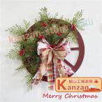 ショッピングクリスマスリース クリスマスリース 飾り 装飾 部屋 北欧 可愛い リボン 枝 車輪形 ミスルトゥ おしゃれ ディスプレイ 壁飾り 壁掛け 店舗装飾 レストラン