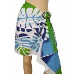  половина размер парео монстера голубой PAIH-43