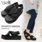 SvoLtA スヴォルタ スポーツサンダル スポサン 厚底 プラットフォーム クロスデザイン ベルクロ マジックテープ アウトドア タウンユース レディース 爆買