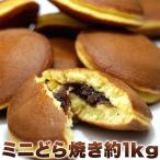 訳あり もっちりミニどら焼き 1kg 粒あん おやつ お茶請け お茶菓子 大容量 代金引換不可 産直スイーツ
