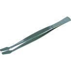 プライヤー・ニッパ・ピンセット ピンセット ＴＲＵＳＣＯ　耐酸耐磁ルビスピンセット　１０５ｍｍ　ベントフラット型　  (325-SA)