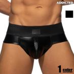 ADDICTED/���ǥ����ƥ��å� FRONT ZIP RUB BRIEF �����������ȥХ�� ��С����� �ե���ȥ��åѡ��դ� �ե�Хå� Ω��˥��
