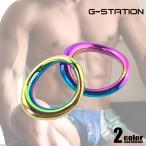 G-station/ji- стойка искривление Fit RING красочный нержавеющая сталь кольцо стиль глянец ..
