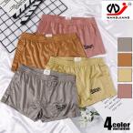 メンズショートパンツ　WJ/ダブルジェイ ショートパンツ　短パン 光沢 高級感　ヴィンテージ風アイスシルク