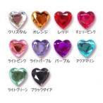  декоративные элементы больше количество акрил Stone Heart 18mm 15 шт [aku-h-18-100]