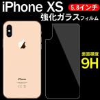 iPhone XS 5.8インチ 背面フィルム 背面保護フィルム 強化ガラス ガラスフィルム 9H　ネコポス送料無料