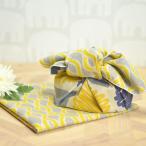 お弁当箱 用 風呂敷 リバーシブル ふろしき アタラシキイニシエ 立涌 tatewaku グレー 50cm 日本製 国産