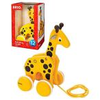 BRIO ブリオ プルトイ キリン 対象年齢 1歳~ 引き車 引っ張るおもちゃ 木製 知育玩具 30200